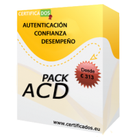 Pack ACD - Certificado MW EV SSL SGC + Hacker Secured Bullet Proof + Certificado Desempeño