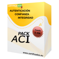 Pack ACI - Certificado MW Business SSL Platinum + Hacker Secured Bullet Proof + Certificado Integridad