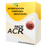 Pack ACR - Certificado Marketware EV SSL SGC + Hacker Secured Bullet Proof + Certificado Reputación